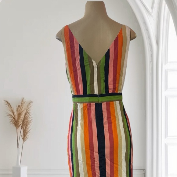 Gianni Bini Red Pink Sundress Sleeveless V-Neck - Picture 3 of 9